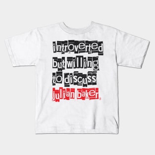 Introverted & Music-Julian Baker Kids T-Shirt